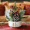 Christmas Mix IN 4.25" Ceramic Reverse Tree Pot
